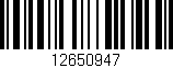 Código de barras (EAN, GTIN, SKU, ISBN): '12650947'