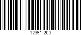 Código de barras (EAN, GTIN, SKU, ISBN): '12651-200'