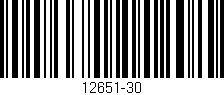 Código de barras (EAN, GTIN, SKU, ISBN): '12651-30'