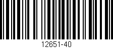 Código de barras (EAN, GTIN, SKU, ISBN): '12651-40'