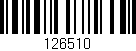 Código de barras (EAN, GTIN, SKU, ISBN): '126510'