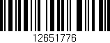 Código de barras (EAN, GTIN, SKU, ISBN): '12651776'