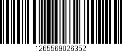 Código de barras (EAN, GTIN, SKU, ISBN): '1265569026352'