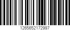 Código de barras (EAN, GTIN, SKU, ISBN): '1265652172997'