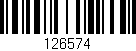Código de barras (EAN, GTIN, SKU, ISBN): '126574'