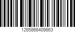 Código de barras (EAN, GTIN, SKU, ISBN): '1265868409863'