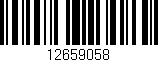 Código de barras (EAN, GTIN, SKU, ISBN): '12659058'