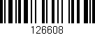 Código de barras (EAN, GTIN, SKU, ISBN): '126608'