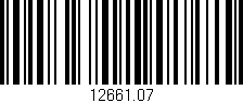 Código de barras (EAN, GTIN, SKU, ISBN): '12661.07'