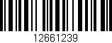Código de barras (EAN, GTIN, SKU, ISBN): '12661239'
