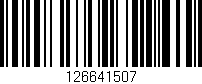 Código de barras (EAN, GTIN, SKU, ISBN): '126641507'