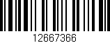 Código de barras (EAN, GTIN, SKU, ISBN): '12667366'