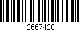 Código de barras (EAN, GTIN, SKU, ISBN): '12667420'