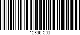 Código de barras (EAN, GTIN, SKU, ISBN): '12668-300'