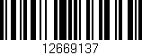 Código de barras (EAN, GTIN, SKU, ISBN): '12669137'