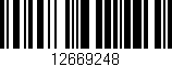 Código de barras (EAN, GTIN, SKU, ISBN): '12669248'
