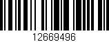 Código de barras (EAN, GTIN, SKU, ISBN): '12669496'