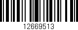 Código de barras (EAN, GTIN, SKU, ISBN): '12669513'