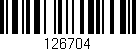 Código de barras (EAN, GTIN, SKU, ISBN): '126704'