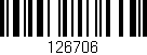 Código de barras (EAN, GTIN, SKU, ISBN): '126706'