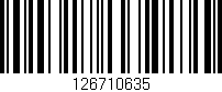 Código de barras (EAN, GTIN, SKU, ISBN): '126710635'