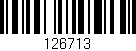 Código de barras (EAN, GTIN, SKU, ISBN): '126713'