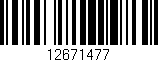 Código de barras (EAN, GTIN, SKU, ISBN): '12671477'