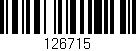 Código de barras (EAN, GTIN, SKU, ISBN): '126715'