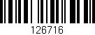 Código de barras (EAN, GTIN, SKU, ISBN): '126716'