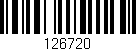 Código de barras (EAN, GTIN, SKU, ISBN): '126720'