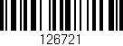 Código de barras (EAN, GTIN, SKU, ISBN): '126721'