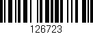 Código de barras (EAN, GTIN, SKU, ISBN): '126723'