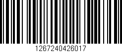 Código de barras (EAN, GTIN, SKU, ISBN): '1267240426017'