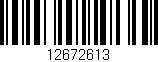 Código de barras (EAN, GTIN, SKU, ISBN): '12672613'