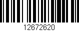 Código de barras (EAN, GTIN, SKU, ISBN): '12672620'