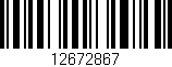 Código de barras (EAN, GTIN, SKU, ISBN): '12672867'