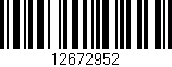 Código de barras (EAN, GTIN, SKU, ISBN): '12672952'