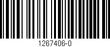 Código de barras (EAN, GTIN, SKU, ISBN): '1267406-0'