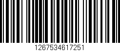 Código de barras (EAN, GTIN, SKU, ISBN): '1267534617251'