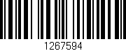 Código de barras (EAN, GTIN, SKU, ISBN): '1267594'