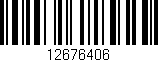 Código de barras (EAN, GTIN, SKU, ISBN): '12676406'