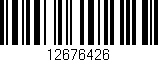 Código de barras (EAN, GTIN, SKU, ISBN): '12676426'