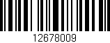 Código de barras (EAN, GTIN, SKU, ISBN): '12678009'