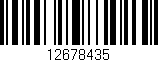 Código de barras (EAN, GTIN, SKU, ISBN): '12678435'