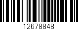 Código de barras (EAN, GTIN, SKU, ISBN): '12678848'