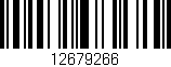 Código de barras (EAN, GTIN, SKU, ISBN): '12679266'