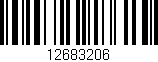 Código de barras (EAN, GTIN, SKU, ISBN): '12683206'
