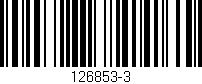 Código de barras (EAN, GTIN, SKU, ISBN): '126853-3'