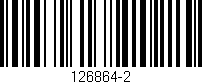 Código de barras (EAN, GTIN, SKU, ISBN): '126864-2'