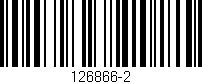 Código de barras (EAN, GTIN, SKU, ISBN): '126866-2'